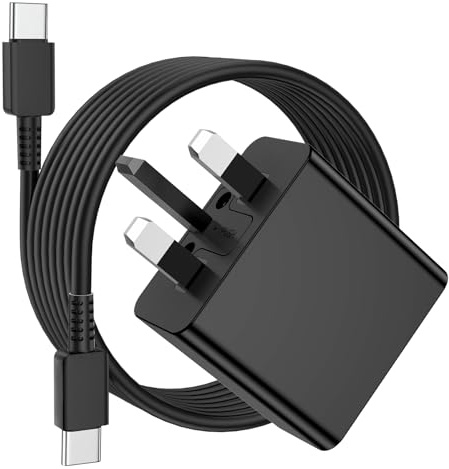 Charger Plug and Cable for Samsung, 25W super fast charger USB Type C Charger Cable 2m Fast Charging Plug for Samsung Galaxy S26/S25/S24/S23/S22/S20/S21/A55/A54/A53/A34/A33/A15/A14/A13/A12/Note 20