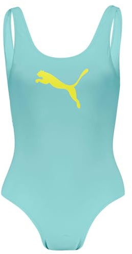 PUMA Swimsuit, Traje de Sol De Las Mujeres, Mint,