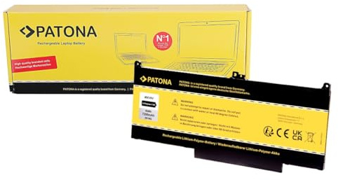 PATONA Akku kompatibel mit Dell 7400 MXV9V Latitude 13 5300 7300 N001L7300-D1506CN N050L7300-D1726FCN N001L5300-D1306CN N004L5300-D1506CN N014L5300-D1706FCN