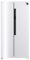 INFINITON Frigorifico Americano SBS-456A78WEG, 410 l, 177 cm de Altura, No Frost Total, Ancho Especial de 83 cm, Fast Cooling y Fast Freezing, E, Led Interior, Blanco