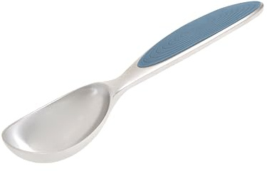 Wiltshire Colour Rush Ice Cream Scoop, Chrome Plated, Anti-Slip Soft Grip, Multi-Functional Gelato Sorbet Spoon & Server, Metal Dessert & Cookie Scoop, Mash Potato & Fruit Baller, Blue, 17.5x3.8x2.3cm