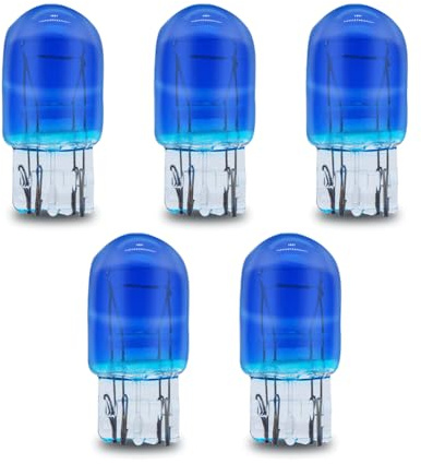 SOFOC-T20 7440 W21W Für Bremslichter Stopplichter Rückfahrlichter Tagfahrlichter Blinkerleuchten 12V 21W Eisblau 5 Stück
