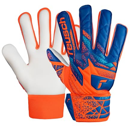 Reusch Attrakt Starter Solid Finger Support Junior Grip - Guantes de Portero Protectores para niños, jóvenes, niñas, con protección de Dedos para Todas Las Condiciones climáticas y Superficies de