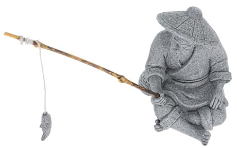 UKCOCO Mini Statuetta Per Decorazione Bonsai in Miniatura Per Acquario Statua Resistente Per Esterni Realistica