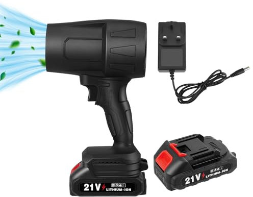 Mini Cordless Leaf Blower, 38000RPM High-Power Blower, Stepless Speed Change, 1300 mAh Battery & Fast Charge, Handheld Leaf Blower for Home Cleaning Leaf Blowing, Car, Garden, Workshops, Lawns