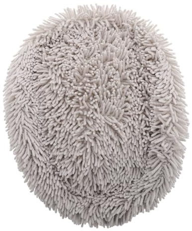 Gogogmee Chenille Mop Replacement Head for Car Wash Soft Scratch Fabric High Dirt Capture Reusable Chenille Car Cleaning Brush Head for Gentle Vehicle Care