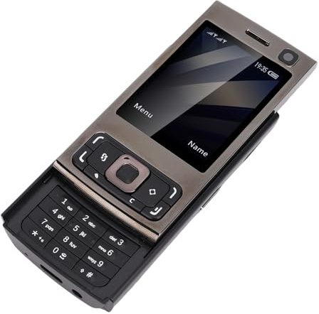 Oreilet Téléphone Portable âgé, Téléphone Mobile Curseur à Double Carte 2 Pouces avec Couverture Diapositive pour les Seniors, Haut-parleur débloqué, Batterie 1000mAh (BLACK)