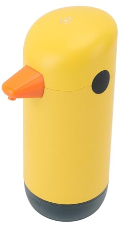 Omabeta Automatisk Duck Soap Dispenser Söt Beröringsfri Skumdispensering för Barnbadrum, Batteridriven ABS 7,3 X 3,1 Tum