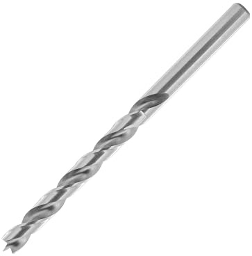 ENT 50495 Träborrborr Ø 9,5 mm, extra lång 150 mm, Snabbstål, med mittpunkt och förklippare, D 9,5 x NL 100 x GL 150 mm, Cylindrisk axel
