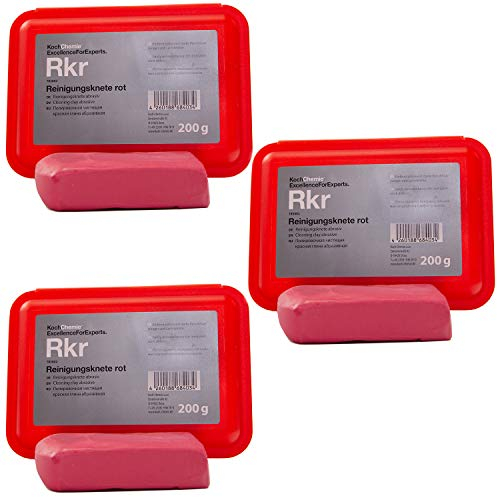 Plastilina detergente rossa abrasiva pulizia plastilina Rkr Koch Chemie 3 pezzi