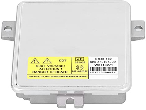 Vorschaltgerät, 35W 12V Xenon Scheinwerfer Vorschaltgerät IP65 Wasserdicht W3T13271 Passend für 3er E90 E91 D1s D1r Aluminiumlegierung 12V