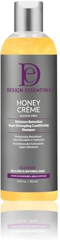 Design Essentials Honey Creme Cleansing Shampoo 12oz (Packaging May Vary)