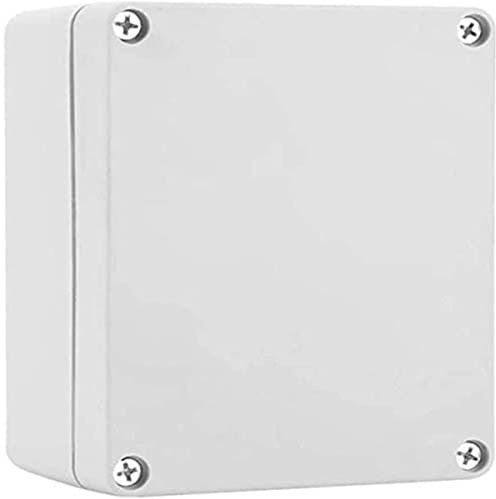 Abzweigdose 100 mm x 100 mm x 75 mm ABS-Gehäuse, wasserdicht, Weiß