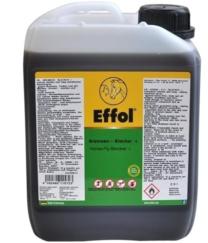 RL24 - Bremsen-Blocker+ Insektenschutz | Fliegenschutz mit starkem Duft | gegen Bremsen, Zecken, Mücken & Fliegen | Bremsenspray für Pferde | dermatologisch getestet | 1 x 2500 ml Kanister
