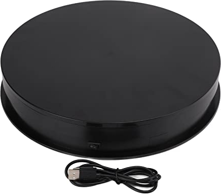 Cyrank Drehteller-Ausstellungsständer, USB-elektrischer Rotierender Drehteller, Der Den Motorisierten Rotierenden Ausstellungsständer Für Fotoprodukte Einstellt