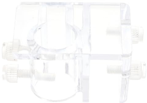BESPORTBLE 2pcs Acrylic Fixed Frame for Fish Tank Sturdy Hose Pipe Clamp Screw Aquarium Water Hose Holder Fish Tank Accessories
