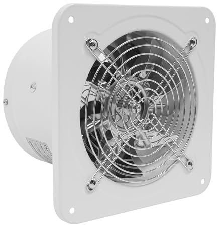 OMGGYER Ventilatore assiale, 190 mm, 220 m³/h, da parete, per finestre, per la ventilazione e il raffreddamento, per cucina, bagno, garage, seminterrato