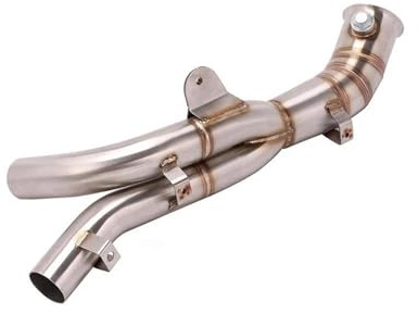 SHYYBD Silencieux D'échappement pour Moto pour Y&amaha R1 2009-2014 YZF-R1 YZF R1, Tube De Raccordement Intermédiaire Pot échappement