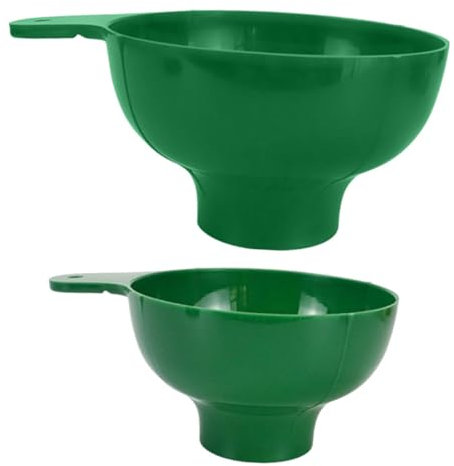 Embudo de Boca Ancha Grande, 2 Piezas de Plástico para Cocina