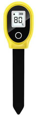 Misuratore ph Terreno, Misuratore di umidità del terreno Mini LCD Digitale Igrometro del terreno Rilevatore di umidità del terreno Analizzatore del contenuto d'acqua