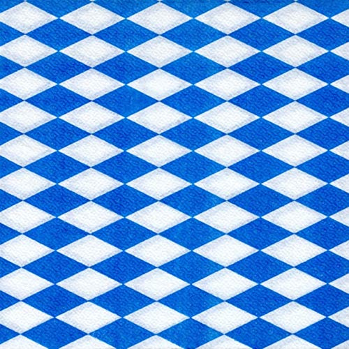 Papstar Servietten/Tissueservietten bayrisch blau (500 Stück)
