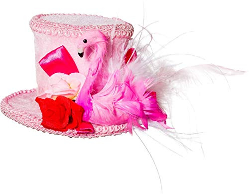 Orlob Fasching Hut Minihut Flamingo mit Clips