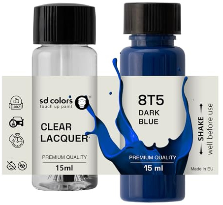 SD COLORS BLU SCURO 8T5 - Vernice per ritocchi, 15 ML, colore blu scuro