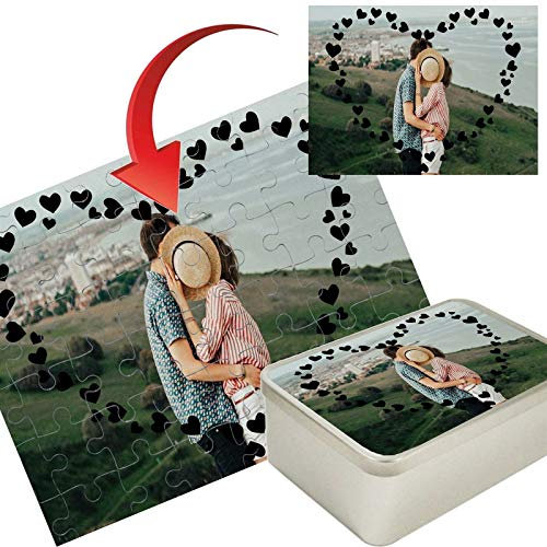 Personalised Jigsaw Puzzle 6, 12, 24, 48, 88, A4-120, 540, A2-768 Piece Full Colour Printed Large Custom Photo Gift With Metal Tin (Metal Tin - Yes, 768)