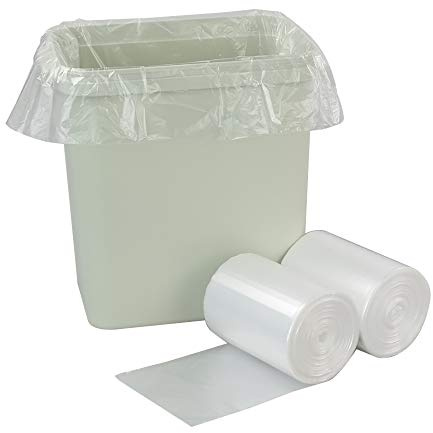 Jandson 10 L Transparente Müllbeutel, 200 Stück, Müllbeutel Klein