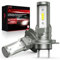 AUXIRACER 2024 H7 LED Headlight Bulbs 6500K White 55W 12000Lumens 300% Brighter, 1:1 Mini Size H7 Light Bulbs Wireless Plug and Play for High Beam Low Beam, Non-Polarity No Adapter, Pack of 2
