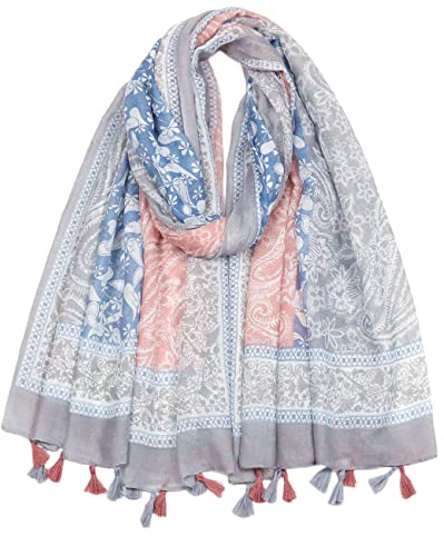 MAIRY Shawls Long Neckerchief Headscarf Print Floral Lightweight Fashion Large Scarfs for Girls Women Ladies Scarves & Wraps M180050