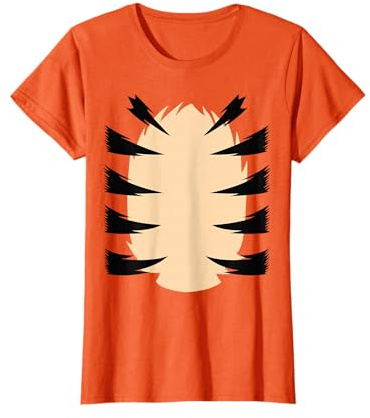 Tiger Costume Adult Children Animal Costume halloween T-Shirt