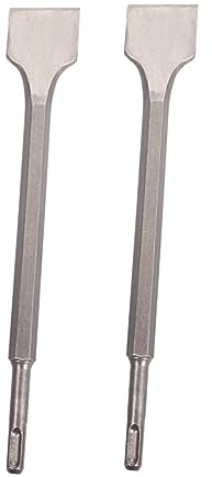BESTonZON Scalpelli Piatto Elettrici 2pezzi in Acciaio Trattamento Pittura Superficiale per Trapani Martello Tassellatore e Percussione