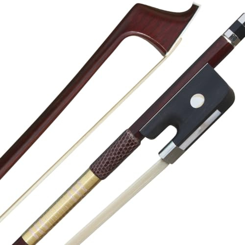 ARCRAW 4/4 Cellobogen Pernambuco Rundstab Französisches Peccatte-Modell Rokoko-Stil Lehrer Schüler Professionelle Saiteninstrumentbögen