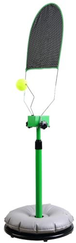 Tennis-Trainingshilfe, tragbarer Aufschlag-Hilfstrainer für Einzelspieler, höhenverstellbar auf 75–100 cm, verbesserte Schlagstabilität, für das Selbststudium-Training für Kinder, Erwachsene und Anf