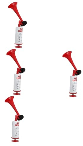 ibasenice 4stücke Handheld Air Horn Handpumpe Cheer Horn Für Sportevents Lautes Geräuschmacher Spielzeug Tragbar Und Leicht Für Fußballspiele Und Partys