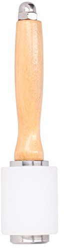 Leathercraft Nylonhammer mit Holzgriff, Holz- und Lederschnitzhammer, Lederschnitzhammer, Lederschnitzhammer, Bastelwerkzeug. Leathercraft Mallet (Mango de color original de una sola cabeza.)