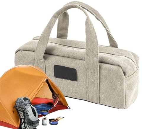 Tasche für Zeltheringe, Tasche für Zeltheringe, Zeltheringe Zeltheringe Aufbewahrungstasche, Outdoor-Zelthering-Aufbewahrungstasche, Windseil-Hammer-Werkzeug-Aufbewahrungstasche für Camping, Wandern