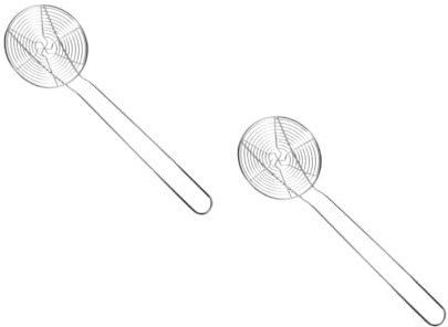 Cabilock Fregadero De Cuchara Separador De Aceite De Cuchara De Filtro De 2 Piezas Colador Rejilla Para Secar Platos Olla Colador Jarra Para Hacer Bolas De Infusor Estufa De