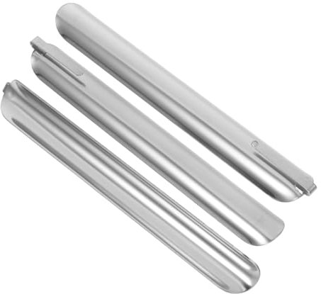 Warmhm 3pezzi Raccoglitore per da Tavolo in Acciaio per Ristoranti e Panetterie Raschietto Portatile Ergonomico per Pulizia Rapida da Tavolo e Bancone