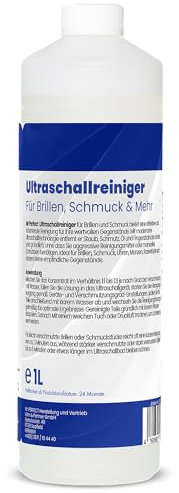 Mr. Perfect - Hocheffektives Ultraschallreiniger Konzentrat 1L für Brillen, Schmuck & Mehr I Schonendes Reinigungsmittel für Ultraschallgeräte für empfindliche Teile