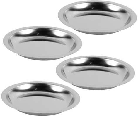 FUNNETOYU 4st Stainless Steel Tea Bag Hållbar Och Stilig Tepåsehållare För Hem Restaurang Och Kontor Praktisk Och Dekorativ Te Bag Saucer