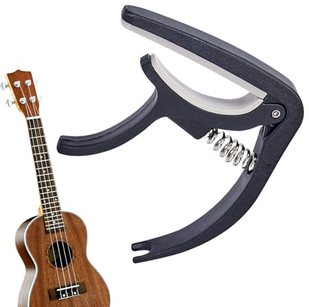 Guitar Capo - Spring Action Capo for Classical & Acoustic Guitars | Quick-Release Tuning Fret Clamp with Ergonomic Design, Performing Musicians Fit for Folk, Electric & Nylon String Guitars