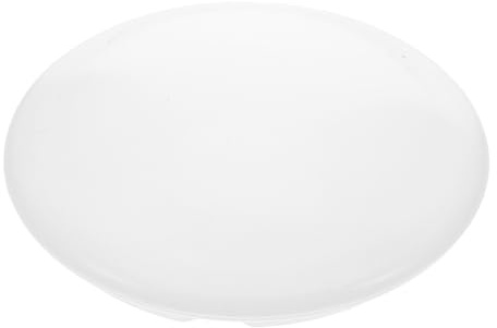 TOYZFRIENDY Abat-Jour Rond en Acrylique Transparent pour Ventilateur de Plafond Diamètre 19 CM X Hauteur 2 CM Globe de Rechange pour Lampe de Table Lampadaire Suspendre Éclairage Doux