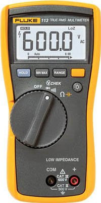 Fluke 113 True-RMS Digital Multimeter KIT82 | AC285 Crocodile Clips | Carry Case
