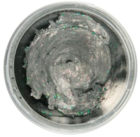 Berkley PowerBait Glitter Trout Bait - 50g Forellenteig, Farbe:Schwarz/Weiß