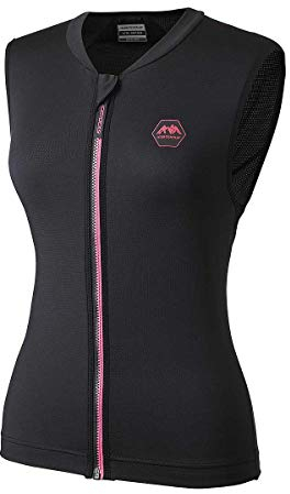 Icetools Lite Vest Women Rückenprotektor 2020, Größe:L, Farbe:Black/Coral