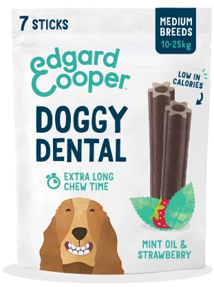 Edgard & Cooper Doggy Dental - Mint & Strawberry - Medium - 7 Sticks