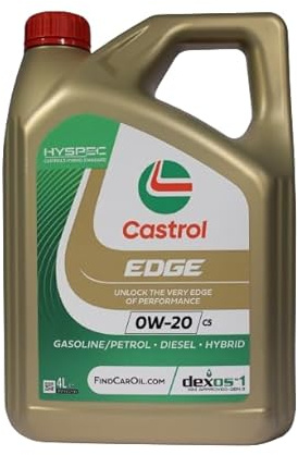 Huiles moteur 0w20 voiture essence diesel lubrifiant Castrol Edge 0W-20 C7 avec porte-clés tire-bouchon 2x4lt