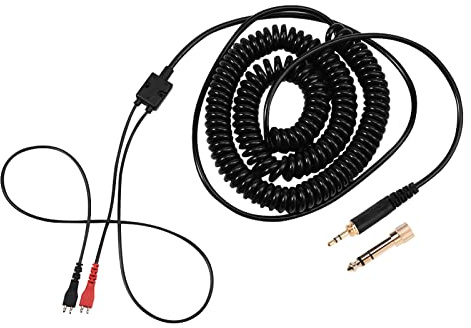 Akozon HD 25 Cavo, pour HD25/ 560/540/ Kabel 480/430 Casque Écouteurs Remplacement Ressort Bobine Câble